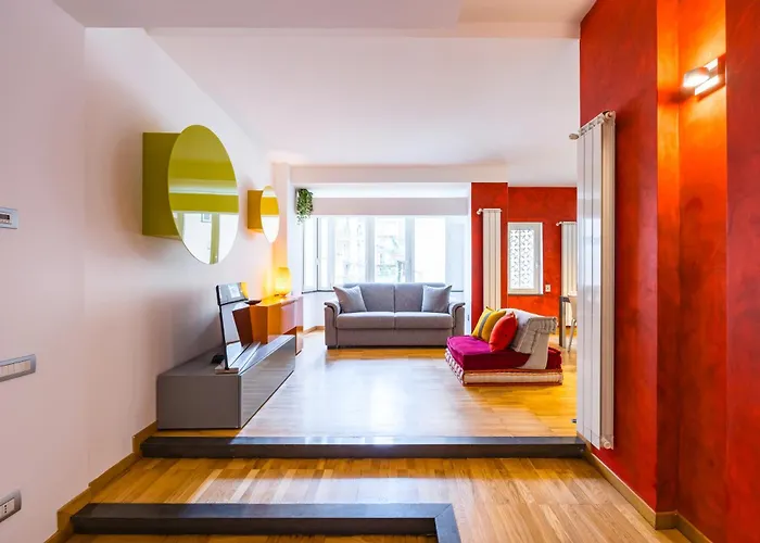 Fresh And Trendy Flat At Vomero